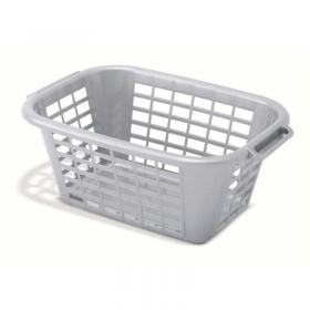 Addis 510607 Rect Laundry Basket Metallic 40 Litre NWT4255