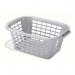 Addis 510607 Rect Laundry Basket Metallic 40 Litre NWT4255