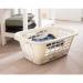 Addis Rectangular Linen Laundry Basket 40 Litre NWT4256