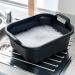 Addis Large Rectangular Black 10 Litre Washing Up Bowl with Handles NWT4257