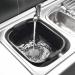 Addis Large Rectangular 10 Litre Washing Up Bowl with Handles, Black, 39 x 32 x 14 cm NWT4257