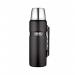 Thermos SS Matt Black Flask 1.2 Litre NWT4274