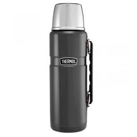 Thermos Stainless Gun Metal Flask 1.2 Litre NWT4275