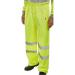 BSeen High Visibility Trousers Small Yellow NWT4302-S