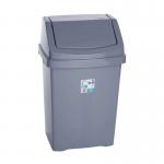 Wham Casa Silver Swing Bin 50 Litre NWT4309