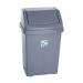 Wham Casa Silver Swing Bin 50 Litre NWT4309
