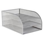 Osco Silver Mesh 3 Tier Tray Assembled