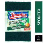 Spontex Dishmop General Purpose Refills, Pack Of 3,Yellow Spongegreen Scourer NWT4401