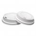 7oz Squat Sip Through White Lids 100 NWT443