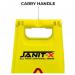 Janit-X Yellow A Frame Wet Floor Sign NWT444