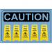 Janit-X Double Warning Large A-Frames Wet FloorCleaning in Progress NWT444
