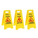 Janit-X Yellow A Frame Wet Floor Sign NWT444