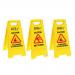 Janit-X Yellow A Frame Wet Floor Sign NWT444