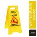 Janit-X Yellow A Frame Wet Floor Sign - PACK (10) NWT444P
