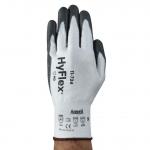 Ansell Hyflex 11-724 White/Grey Large Gloves (Pair) NWT4452-L