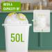 Ecobag Swing Bin Liners Vanilla 50 Litre Pack 15s NWT4474