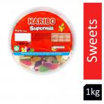 Haribo Supermix 1kg Drum  NWT4483