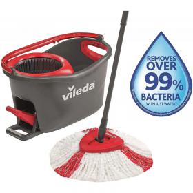 Vileda Turbo Microfibre Mop and Bucket Set NWT4486