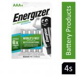 Energizer Rechargeable Extreme Batteries AAA Pack 4s NWT4505