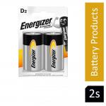 Energizer D Alkaline Power Battery Pack 2s NWT4512