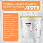 Janit-X Yellow Urinal Blocks 3kg NWT4531