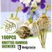 Belgravia Bamboo Knotted Skewers 12cm Pack 100s NWT4538