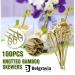 Belgravia Bamboo Knotted Skewers 12cm Pack 100s NWT4538