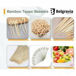 Belgravia Bamboo Paddle Skewers 9cm Pack 100s NWT4539