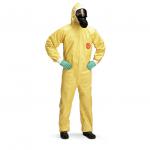 Dupont Tychem 2000C Yellow Large Hooden Coverall NWT4552-L