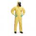 Dupont Tychem 2000C Yellow Extra Large Hooden Coverall NWT4552-XL