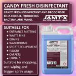 Janit-X Professional Candy Fresh Disinfectant & Deodoriser 5 Litre NWT4556