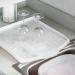 Addis Translucent Drip Tray With Raised Feet Clear NWT4563