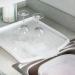 Addis Translucent Drip Tray With Raised Feet Clear W:39 x D:45 NWT4563
