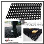 Fixtures Rubber Honeycomb 40x60cm Door Mat NWT4564