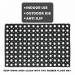 Fixtures Rubber Honeycomb 40x60cm Door Mat NWT4564