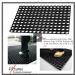 Fixtures Honeycomb Door Mat Heavy Duty 100% Rubber Black, 40 x 60 x 1.5 cm NWT4564