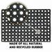 Fixtures Rubber Honeycomb 40x60cm Door Mat - PACK (10) NWT4564P