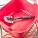 Addis 517698 ComfiGrip Washing Up Dish Brush with Scraper Metallic Graphite NWT4566