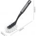 Addis 517698 ComfiGrip Washing Up Dish Brush with Scraper Metallic Graphite NWT4566
