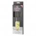 Viners 7pc Long Steel Drinking Straws Gift 6 Straws & 1 Cleaning Brush NWT4584