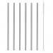 Viners 7pc Long Steel Drinking Straws Gift 6 Straws & 1 Cleaning Brush NWT4584