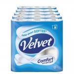 Velvet Comfort 2 Ply Toilet Rolls 9 Pack NWT4610