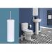 Sabichi Stylish White Ceramic Toilet Brush Set NWT4621