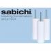 Sabichi Stylish White Ceramic Toilet Brush Set NWT4621