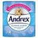 Andrex White Toilet Roll 4 Pack NWT463