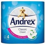 Andrex White Toilet Roll 4 Pack