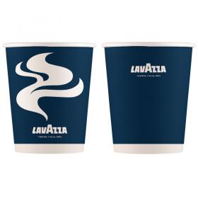 Lavazza 8oz Blue & White Double Walled Cups 25s NWT4630