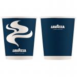 12oz Blue & White Double Walled Lavazza Paper Cups 25s NWT4632