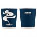 12oz Blue & White Double Walled Lavazza Paper Cups 25s NWT4632