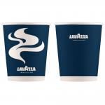 Lavazza 12oz Blue & White Double Walled Cups 25s NWT4632